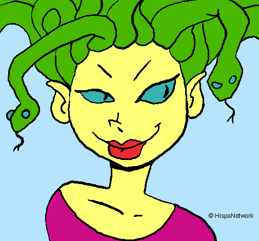 Mujer medusa