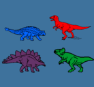Dibujo Dinosaurios de tierra pintado por christopher