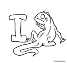 Dibujo Iguana pintado por safdsafdsfs