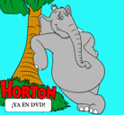 Dibujo Horton pintado por sofichula