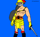 Dibujo Gladiador pintado por darkarchin