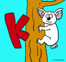 Dibujo Koala pintado por carlota
