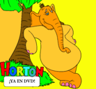 Dibujo Horton pintado por ESTELA