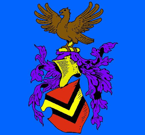 Escudo de armas y aguila 