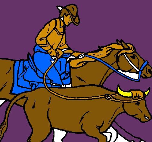 Vaquero y vaca