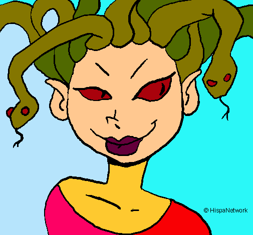 Mujer medusa