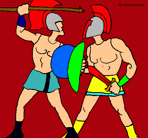 Lucha de gladiadores