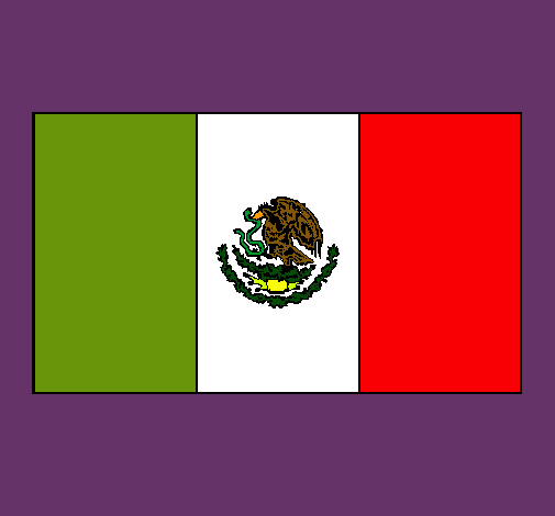 Dibujo México pintado por veneno