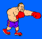 Dibujo Boxeador pintado por ahzhahzhn