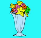 Dibujo Jarrón de flores pintado por gealorena