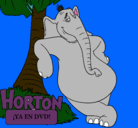 Dibujo Horton pintado por litzy