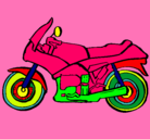 Dibujo Motocicleta pintado por lizeth