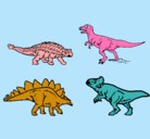 Dibujo Dinosaurios de tierra pintado por jaim