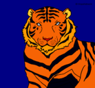 Dibujo Tigre pintado por naruto-uzumaki