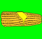 Dibujo Mazorca de maíz pintado por avatar