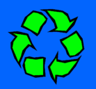 Dibujo Reciclar pintado por avatar