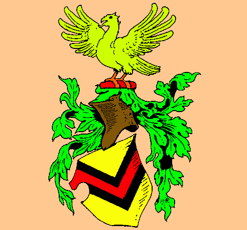 Escudo de armas y aguila 