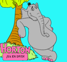 Dibujo Horton pintado por leyre