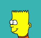 Dibujo Bart pintado por lucs