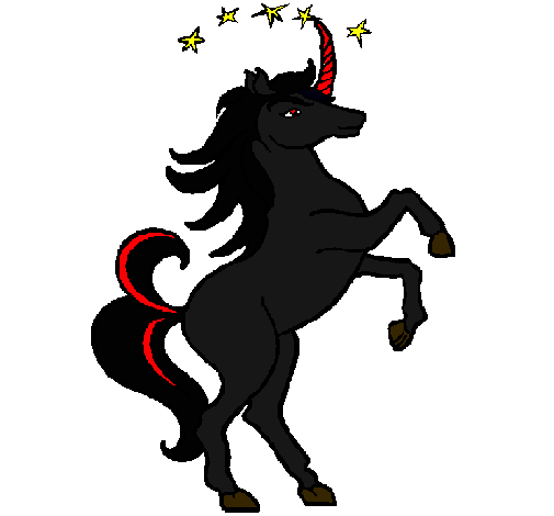 Dibujo Unicornio pintado por Auris197