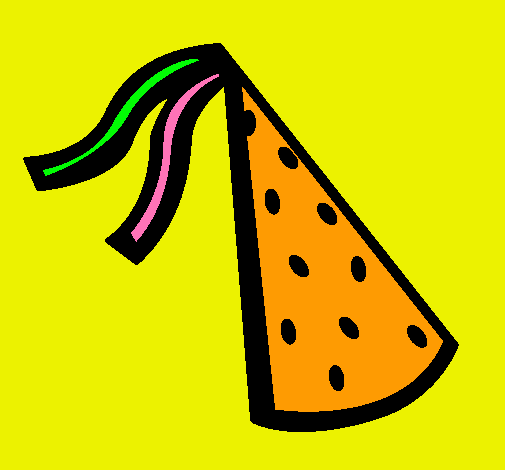 Dibujo Sombrero de cumpleaños pintado por isido 