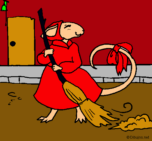 Dibujo La ratita presumida 8 pintado por amalia