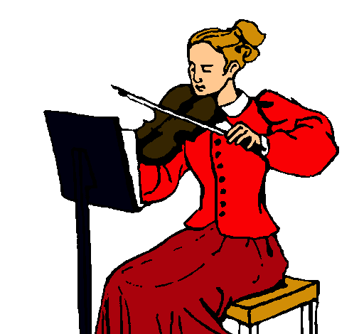 Dama violinista