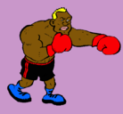 Dibujo Boxeador pintado por boxeador