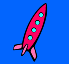 Dibujo Cohete II pintado por pamella