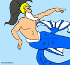 Dibujo Poseidón pintado por POSEIDON