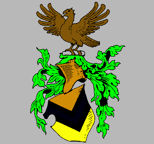 Escudo de armas y aguila 