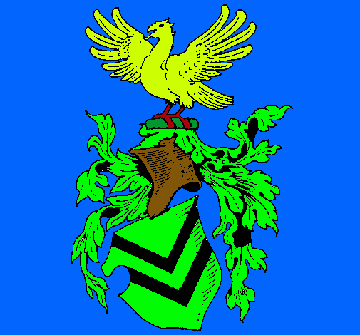 Escudo de armas y aguila 