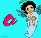 Dibujo Ángel pintado por angeles