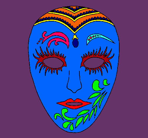 Dibujo Máscara pintado por IreneKitty