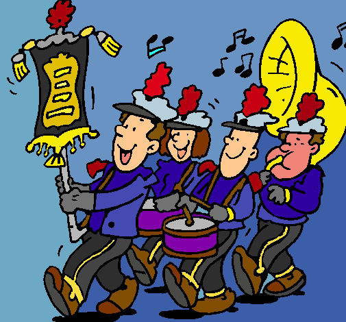 Dibujo Banda de música pintado por vladblasen