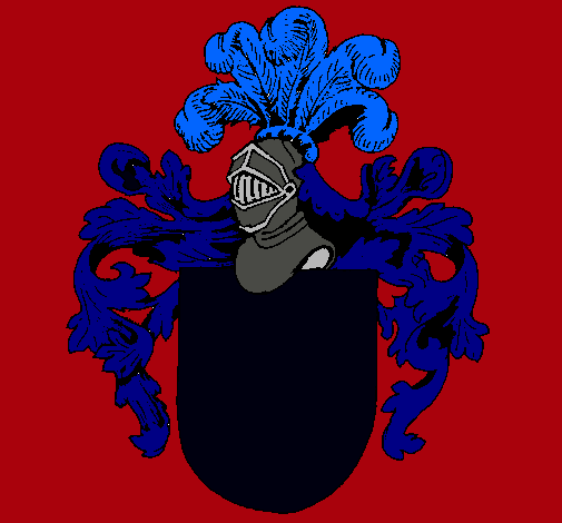 Escudo de armas y casco