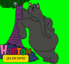 Dibujo Horton pintado por MAYTE