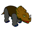 Dibujo Triceratops II pintado por jose33t