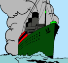 Dibujo Barco de vapor pintado por darlyn