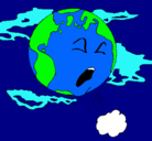 Dibujo Tierra enferma pintado por ashley