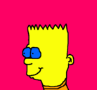 Dibujo Bart pintado por ivan2