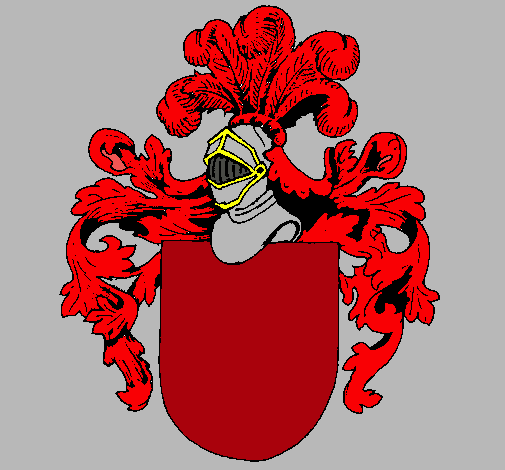 Escudo de armas y casco