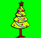 Dibujo Árbol de navidad II pintado por trfgbn         
