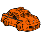 Dibujo Herbie Taxista pintado por R