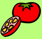 Dibujo Tomate pintado por tomatito