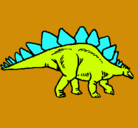 Dibujo Stegosaurus pintado por franciscomaldon