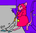 Dibujo La ratita presumida 1 pintado por yenni