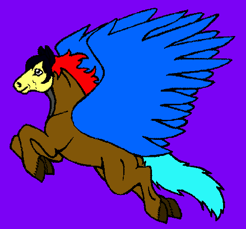 Pegaso volando