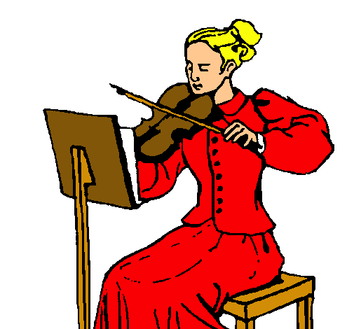 Dama violinista