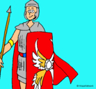 Dibujo Soldado romano II pintado por pajaro400
